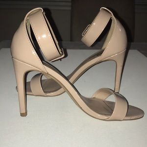Nude high heels